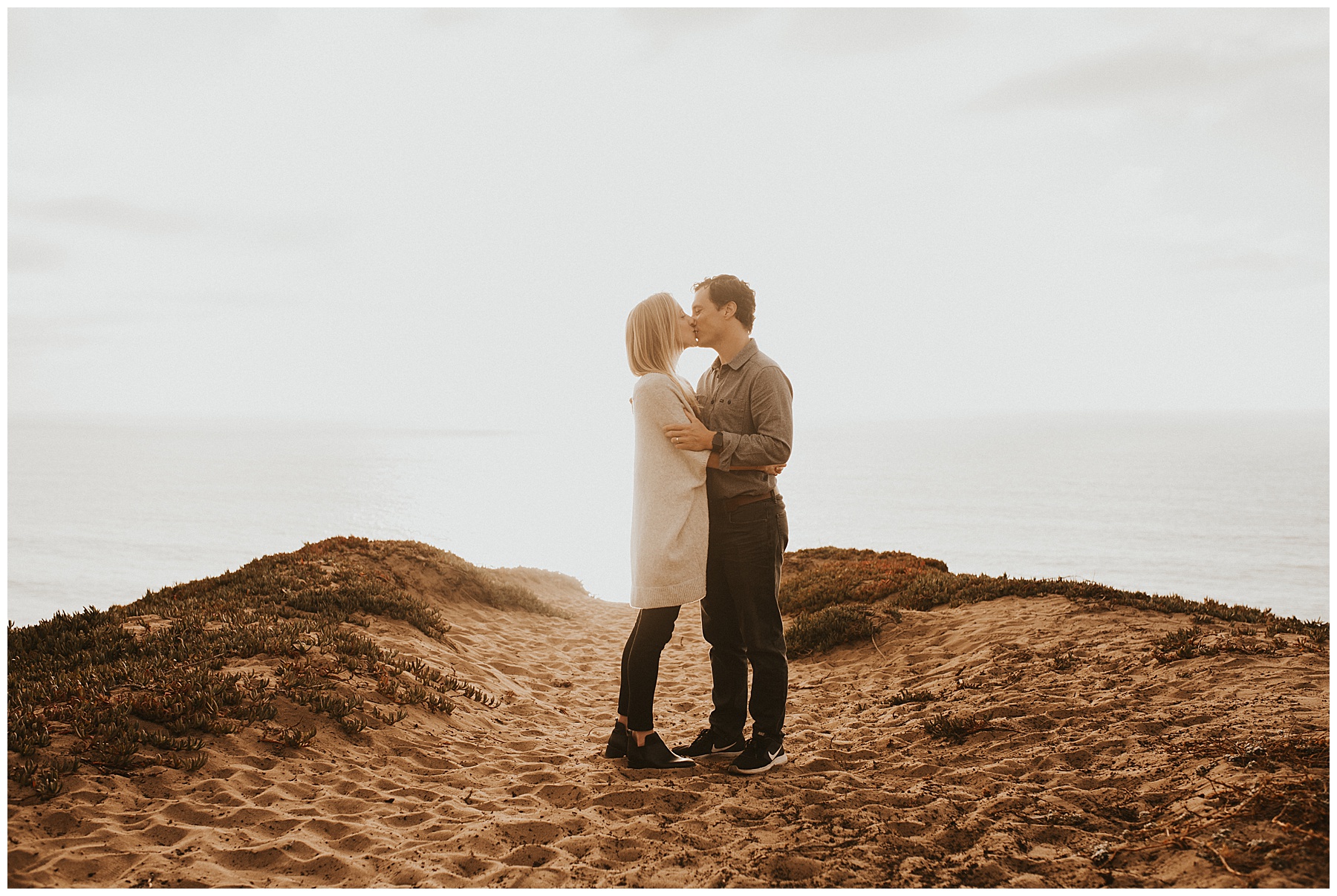Mark and Katherine’s anniversary session at Mussel Rock Park, California by Juju Photography