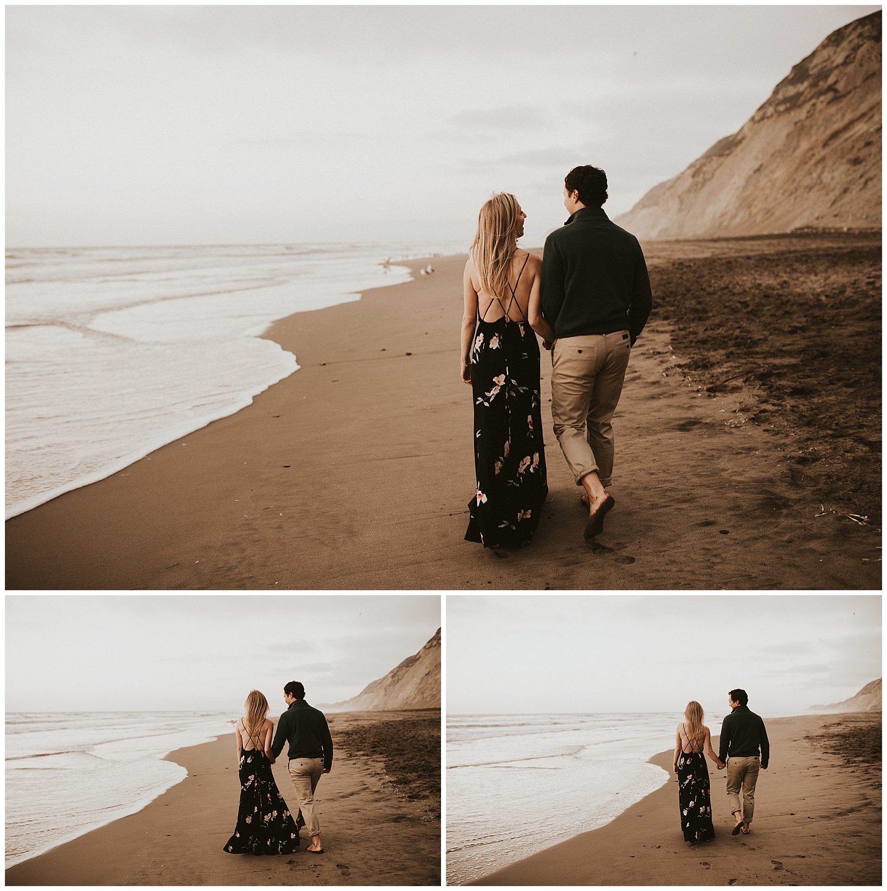 Beachside anniversary session at Mussel Rock Park, California by Juju Photography