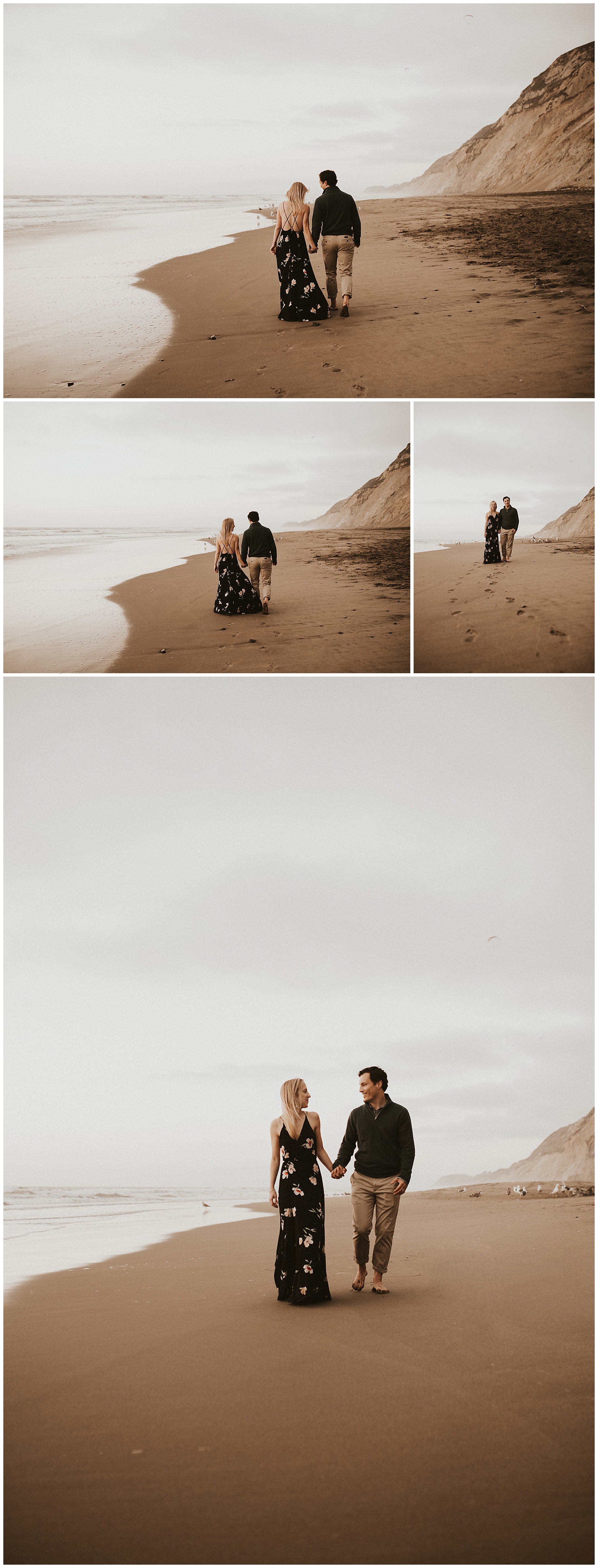 Beachside anniversary session at Mussel Rock Park, California by Juju Photography