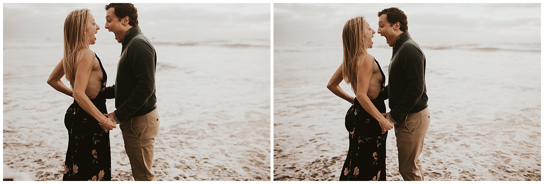 Sunset anniversary session, coastal anniversary session by Juju Photography