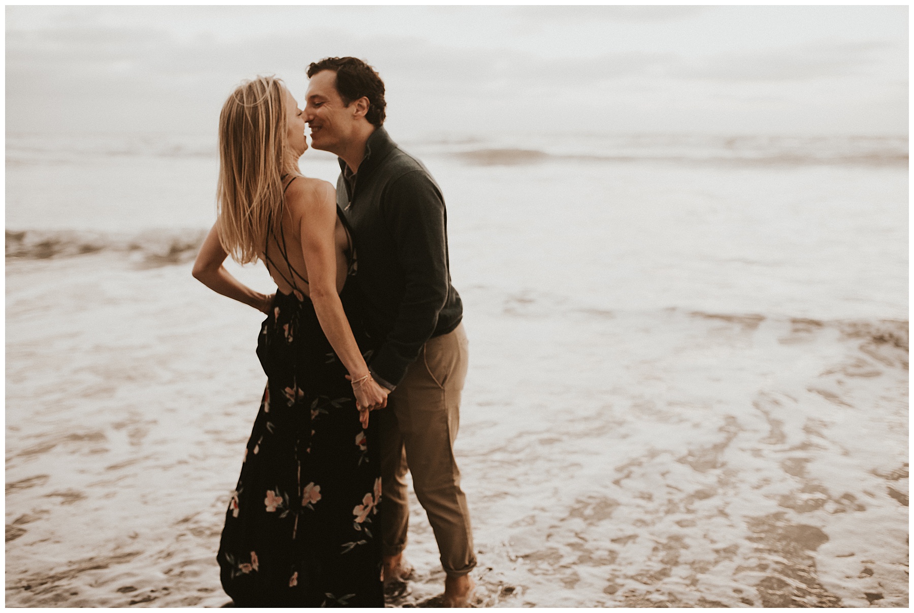 Sunset anniversary session, coastal anniversary session by Juju Photography