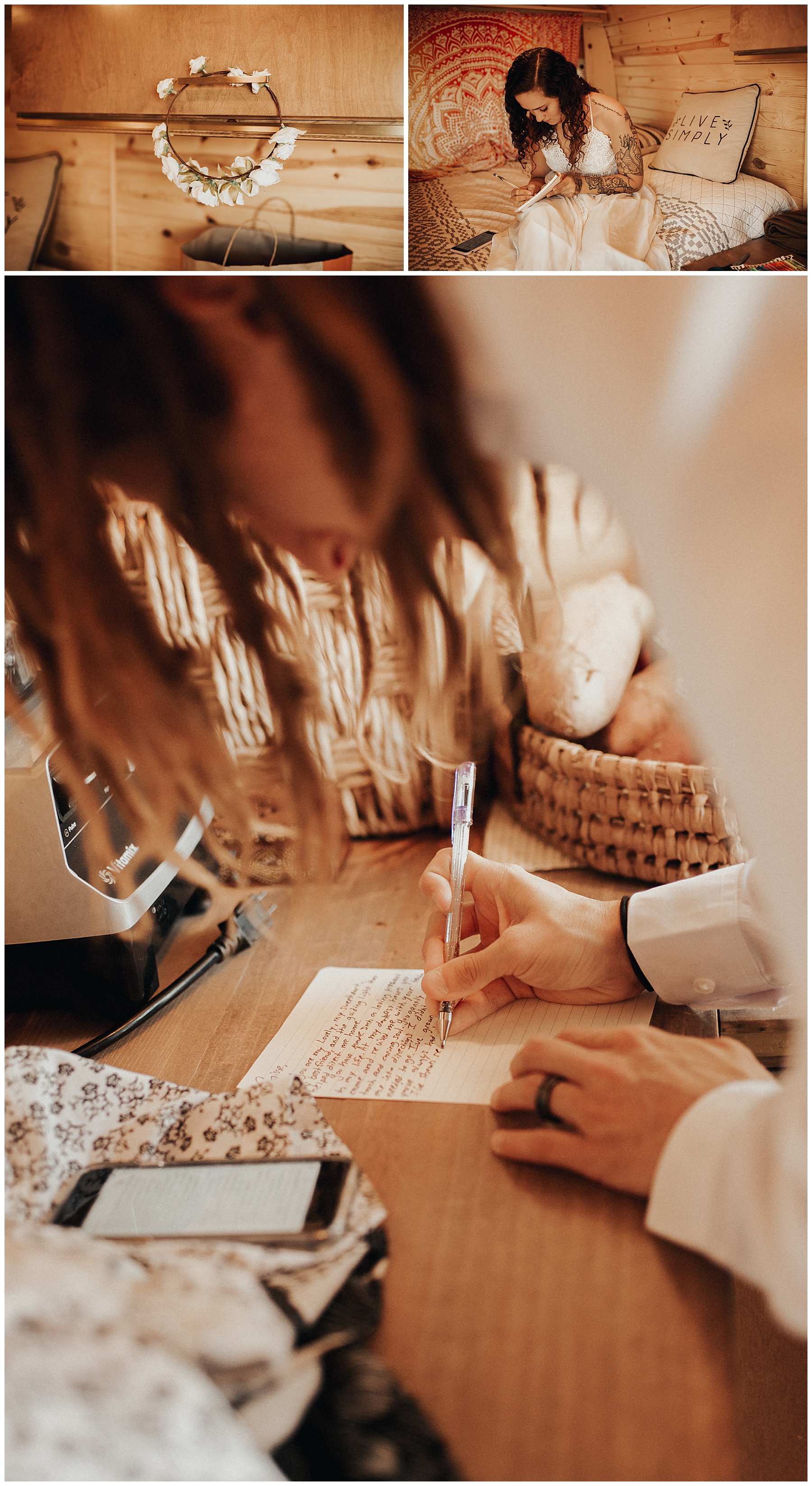 Writing letters to each other before the elopement | Juju Photography - California, San Francisco & Destination wedding photographer 