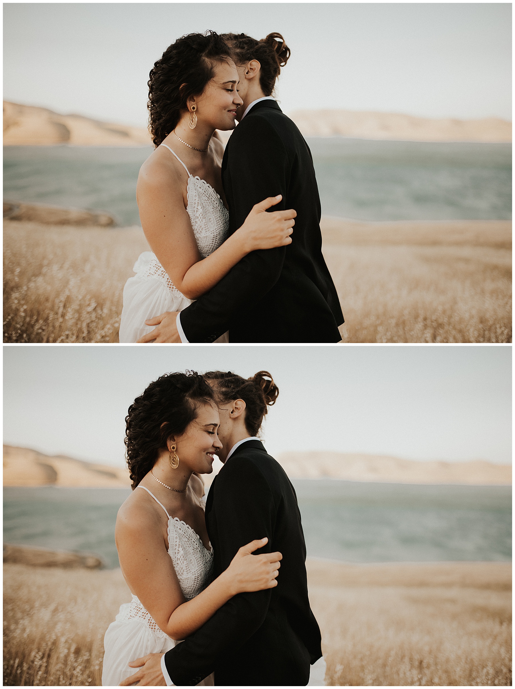 Giselle and Andre’s bohemian elopement at Los Vaqueros, California - Photographed by Juju Photography - California and destination wedding photographer