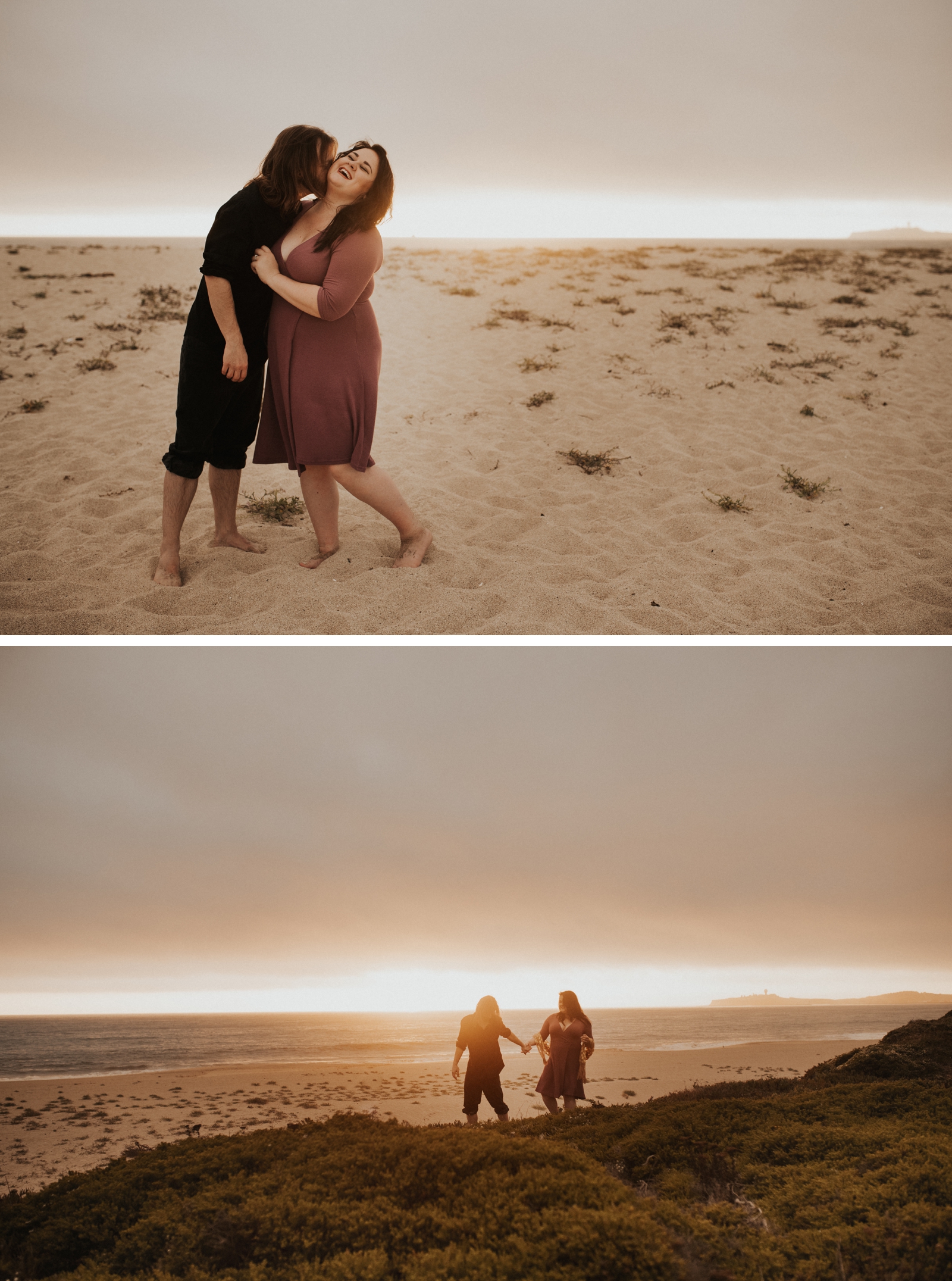 Sunset Beach Engagement Photo Inspiration Juju Photography