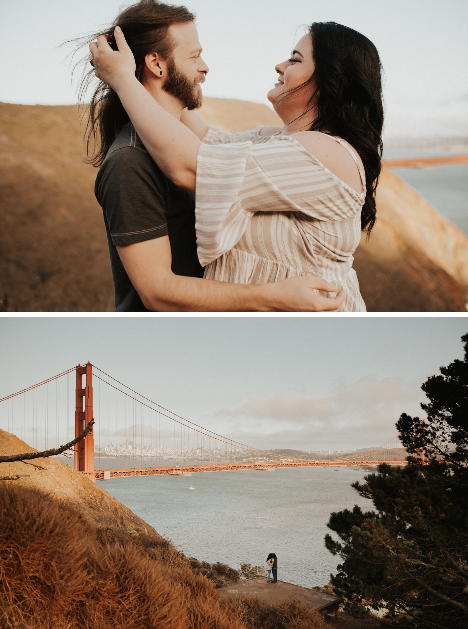 Golden Gate Bride Engagement Photo Session San Francisco Engagement Juju Photography